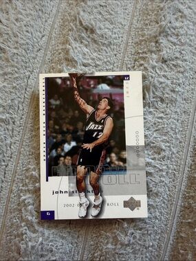 Upper Deck Hardwood Roll Basketball Trading Card - Black/White
